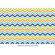 Blue, Orange and Lime Chevron Placemats Image 2 of 2